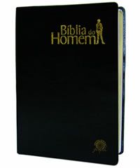 BÍBLIA DO HOMEM - PRETA - TAMANHO MÉDIO